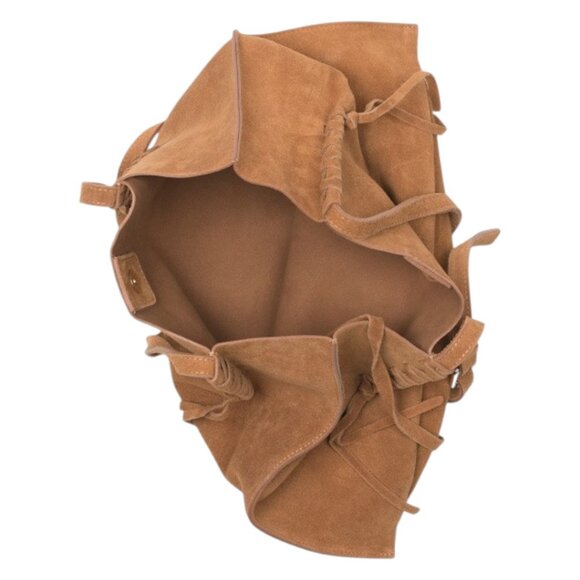 CHEVAL Made In Italy Suede Tote With Attached Pouch - Picture 2 of 4